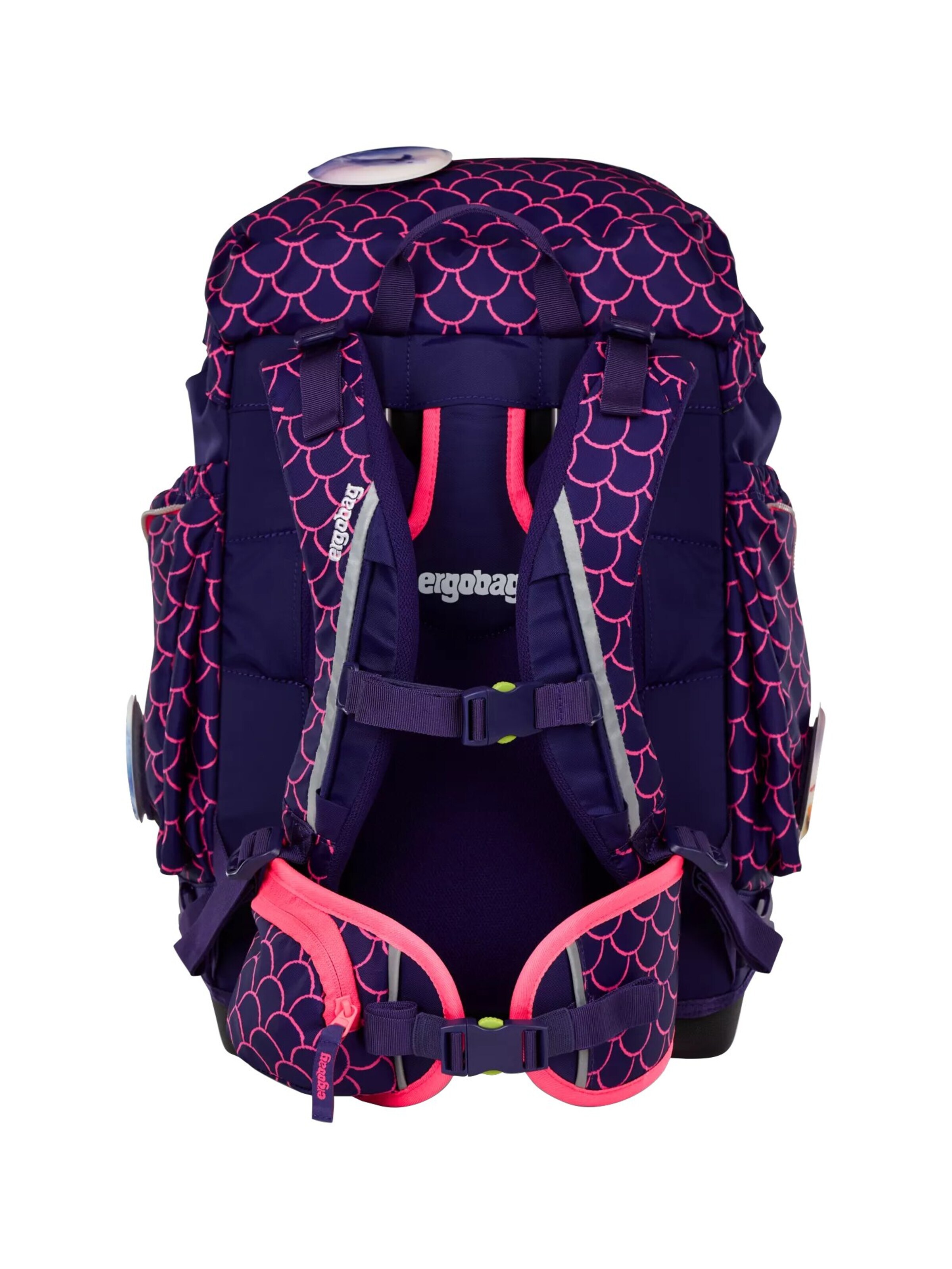 ergobag Backpack 'Schulranzen-Set maxi Set' in Purple