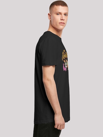 T-Shirt 'Familie Feuerstein The Flintstones Group Distressed' F4NT4STIC en noir