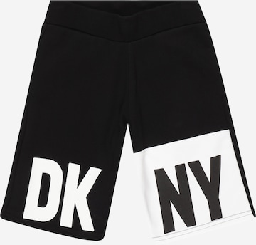 regular Pantaloni di DKNY in nero: frontale