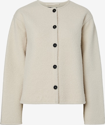 Giacca di mezza stagione 'PCOLINE' di PIECES in beige: frontale