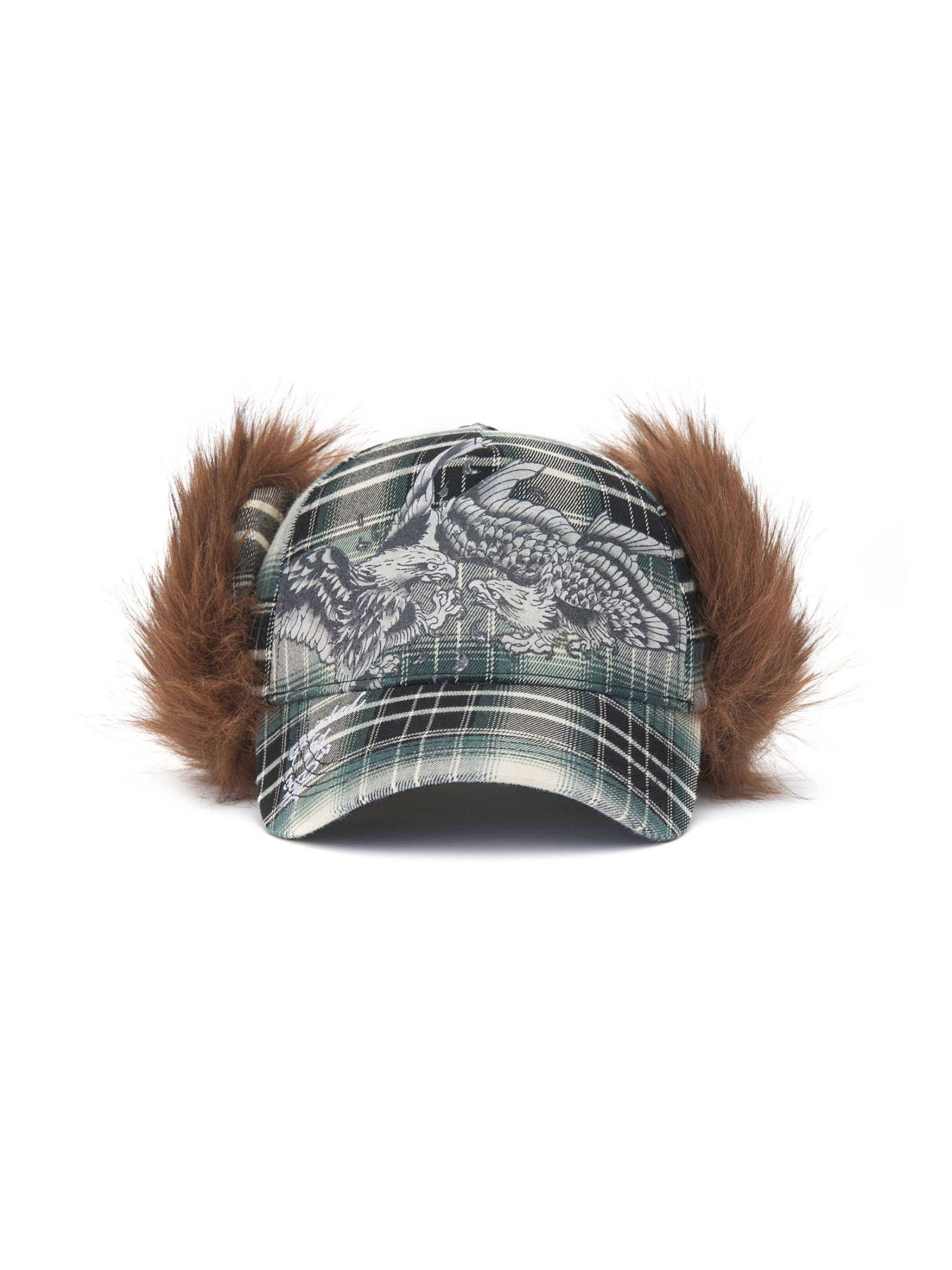 Cappello da baseball di Ed Hardy in grigio: frontale
