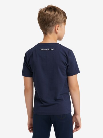 Carlo Colucci T-Shirt 'Canazza' in Blau