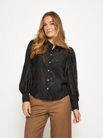 Peppercorn Shirts 'Linda' i sort: forside