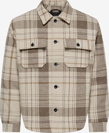 Only & Sons - Chaqueta de entretiempo 'ONSZACK' en gris: frente
