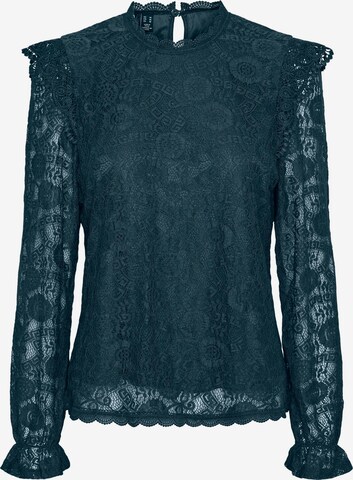 PIECES Blouse in Blauw: voorkant