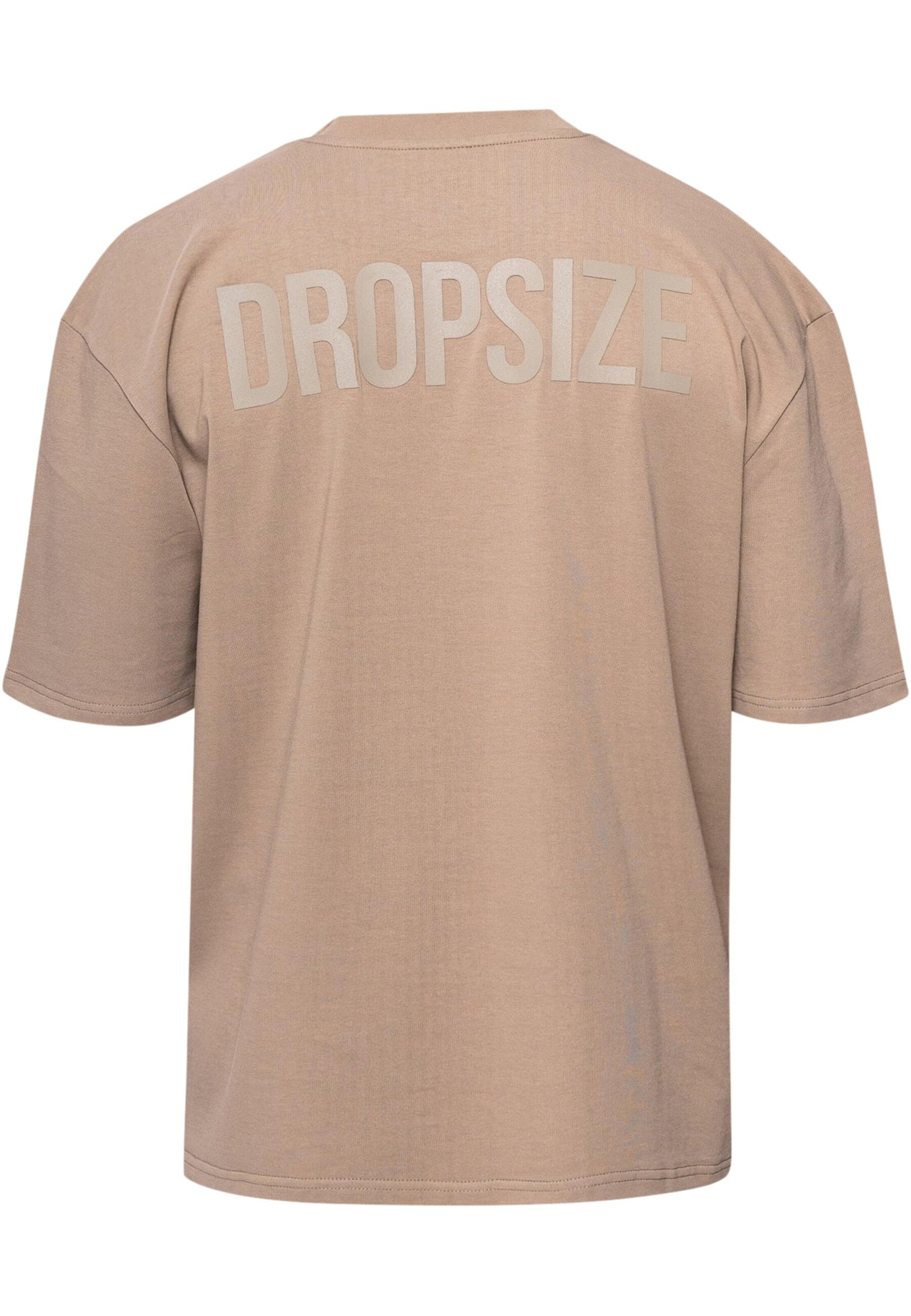 T-Shirt Dropsize en beige