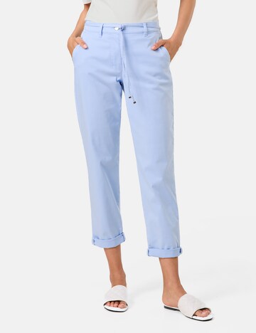 GERRY WEBER Slim fit Chino Pants in Blue: front