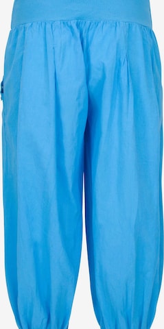 malito more than fashion Harem Pants in Blue: front