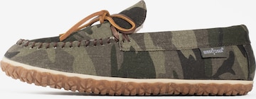 Mocassin 'Taft' Minnetonka en vert