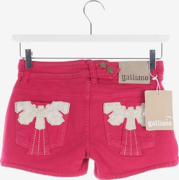 John Galliano Shorts XS in Rot