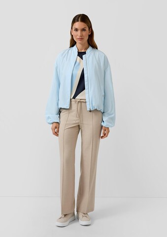 Wide Leg Pantalon à plis s.Oliver en beige