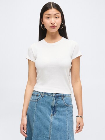T-shirt HOLLISTER en blanc : devant