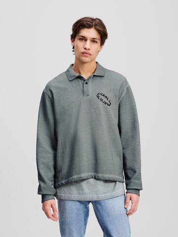 Sweat-shirt KARL LAGERFELD JEANS en gris : devant