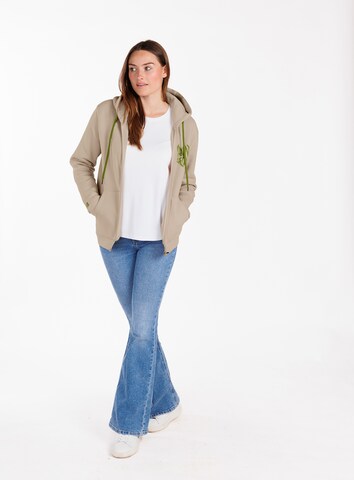 Key Largo - Sudadera con cremallera ' SWEET APPLE ' en beige