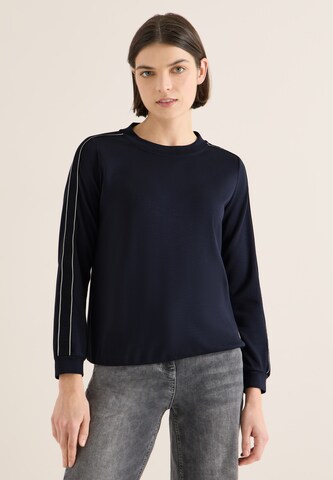 CECIL Sweatshirt in Blue: front