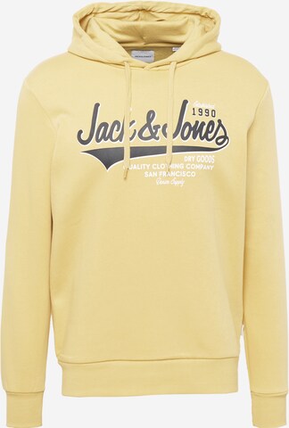 Felpa di JACK & JONES in giallo: frontale