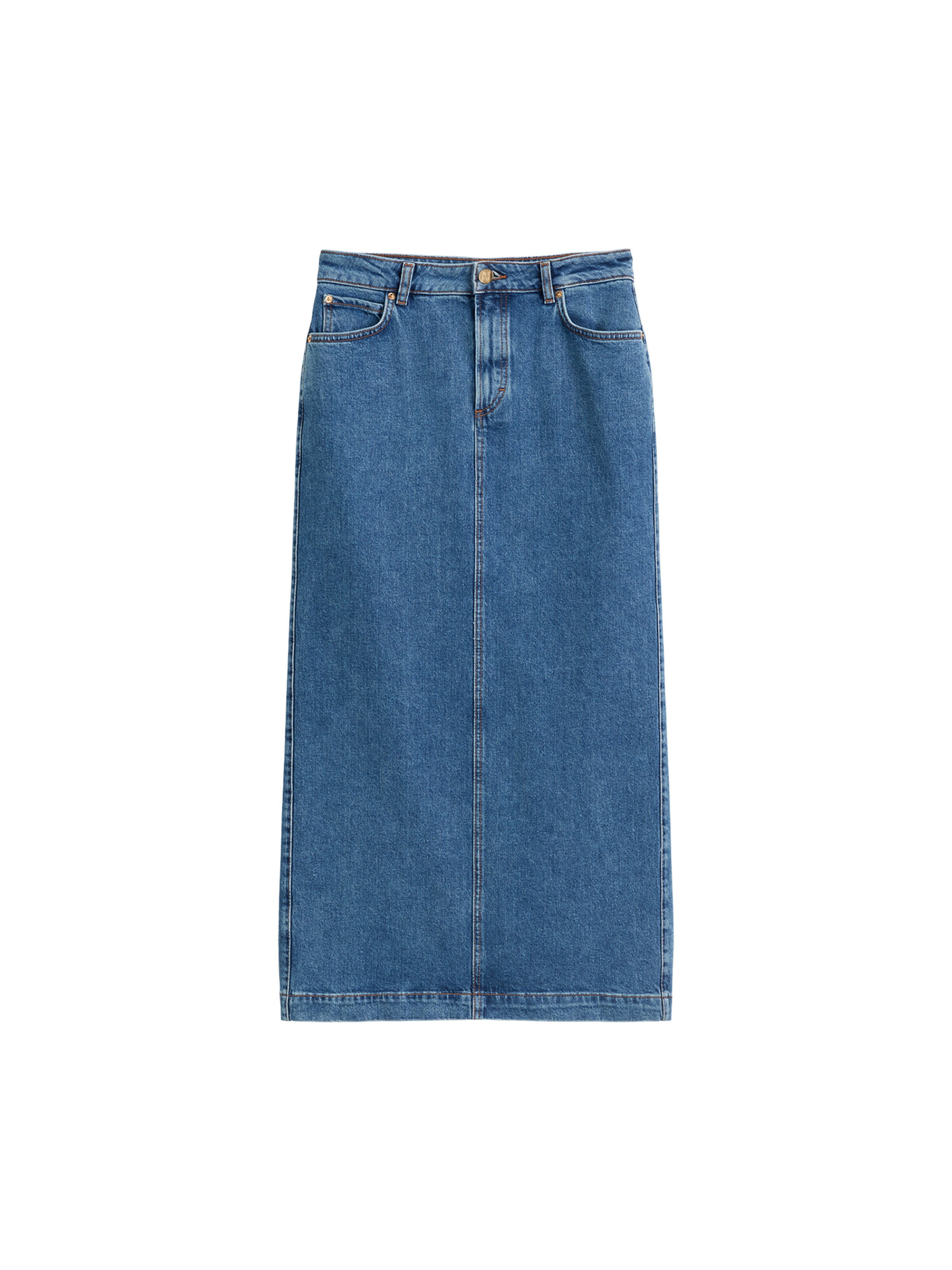 Marc O'Polo Rok in Blauw: voorkant