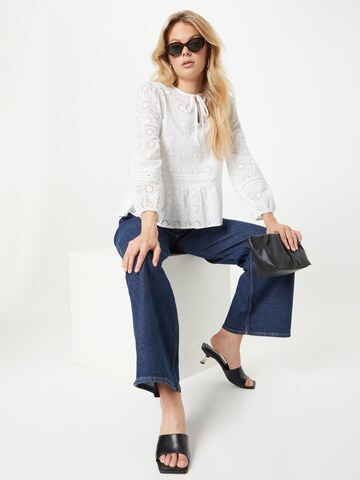 Barbour Bluse in Weiß