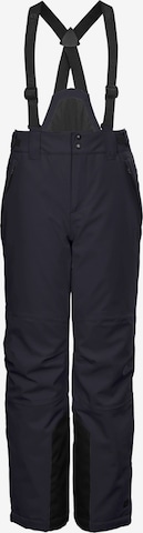 KILLTEC Regular Workout Pants 'KSW 79' in Black: front