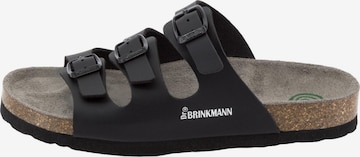 DR. BRINKMANN Pantolette 'Novelda' in Schwarz: Vorderseite