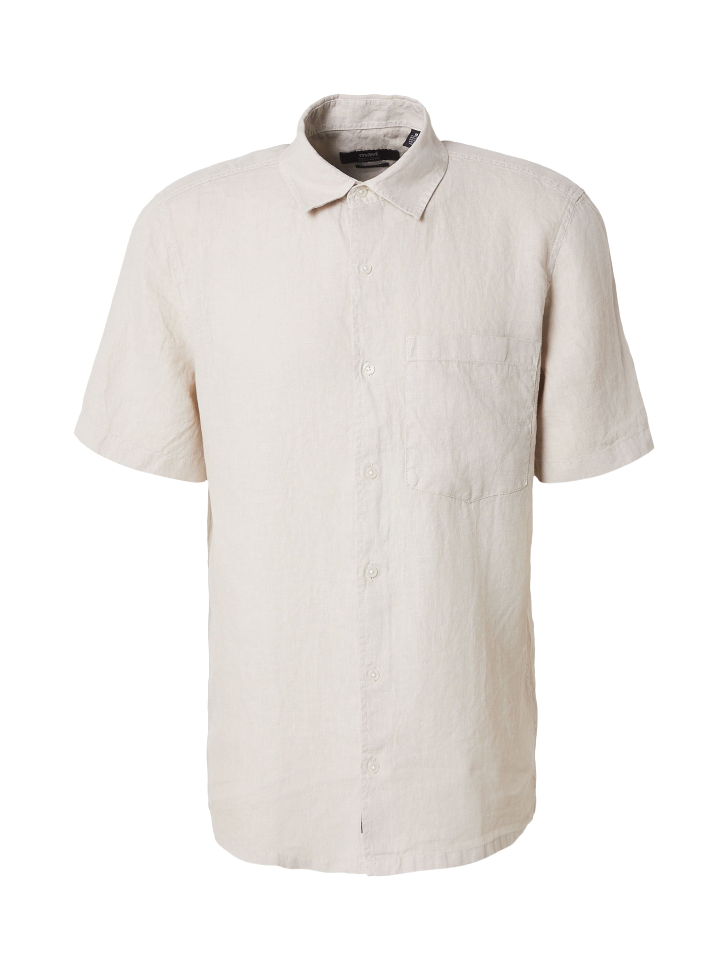 Mavi Regular fit Button Up Shirt in Grey: front
