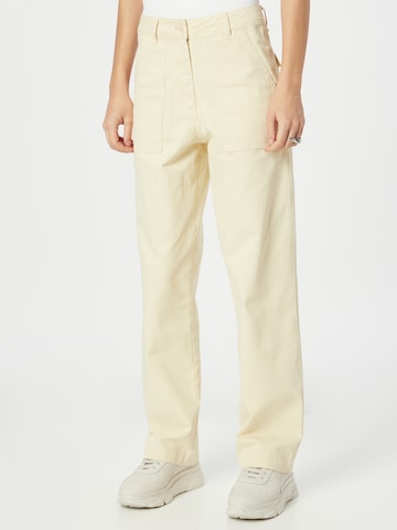 DEUS EX MACHINA Loose fit Pants 'Mona' in White: front