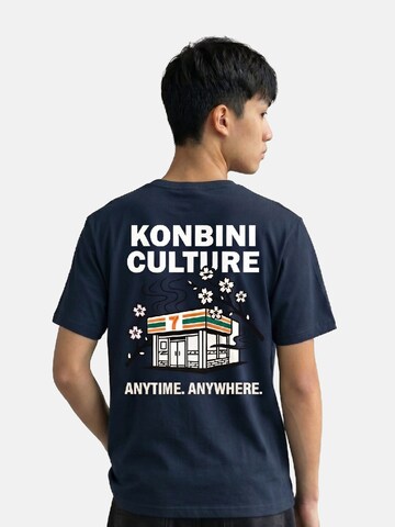 RoamLikeSummer Shirt 'Konbini Culture' in Blue: front