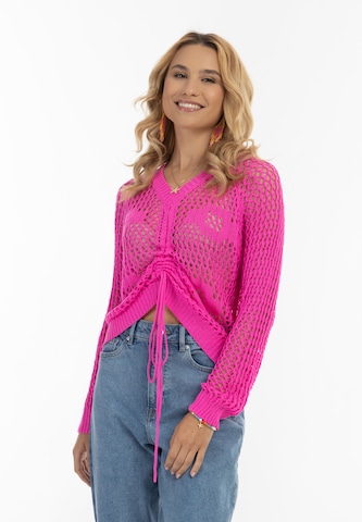 IZIA - Jersey en rosa: frente