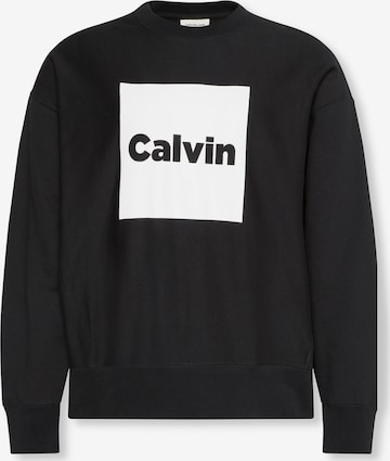 juoda Calvin Klein Jeans Standartinis Megztinis be užsegimo: priekis