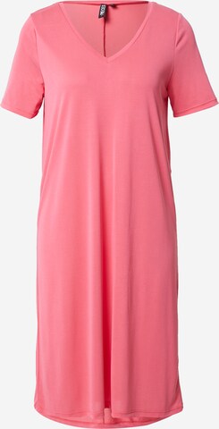 PIECES Платье 'KAMALA' в Ярко-розовый: спереди