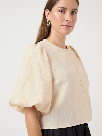 YAS Blouse 'YASMINU' in Beige