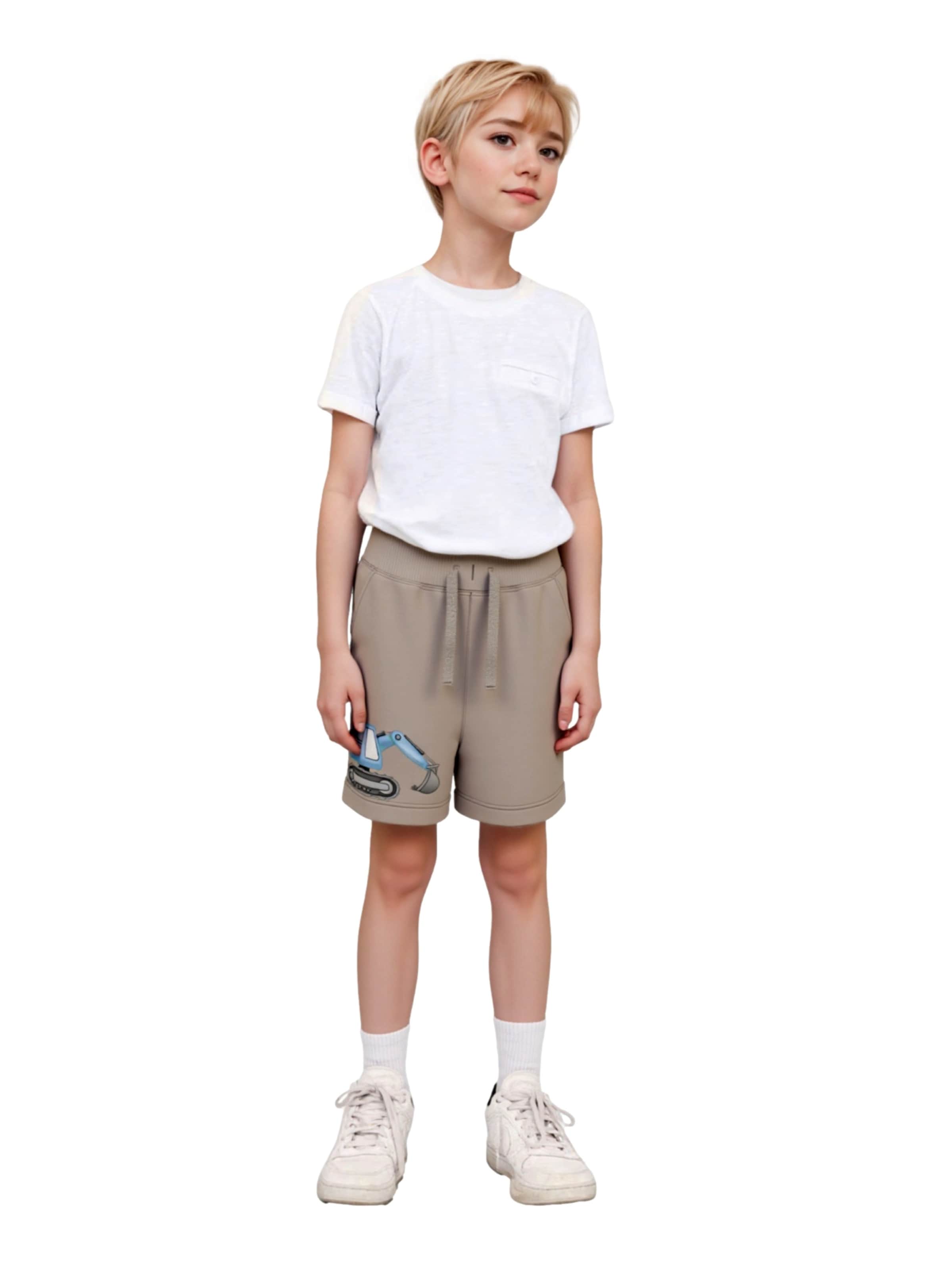 Regular Pantalon 'Jaso' NAME IT en beige