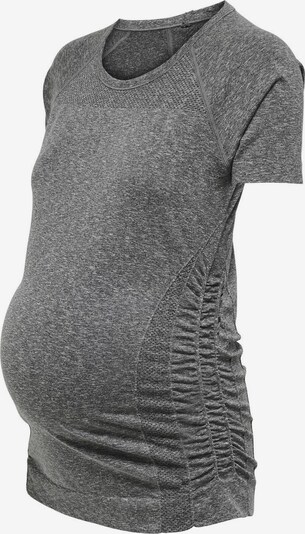 Only Maternity T-shirt fonctionnel en gris / gris chiné, Vue avec produit