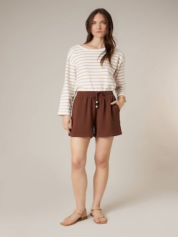 Deeluxe Broek 'Nessika' in Bruin