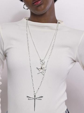Luxenter Necklace 'Makdo' in Grey