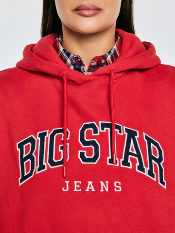 BIG STAR Sweatshirt 'Rubialissa' in Red
