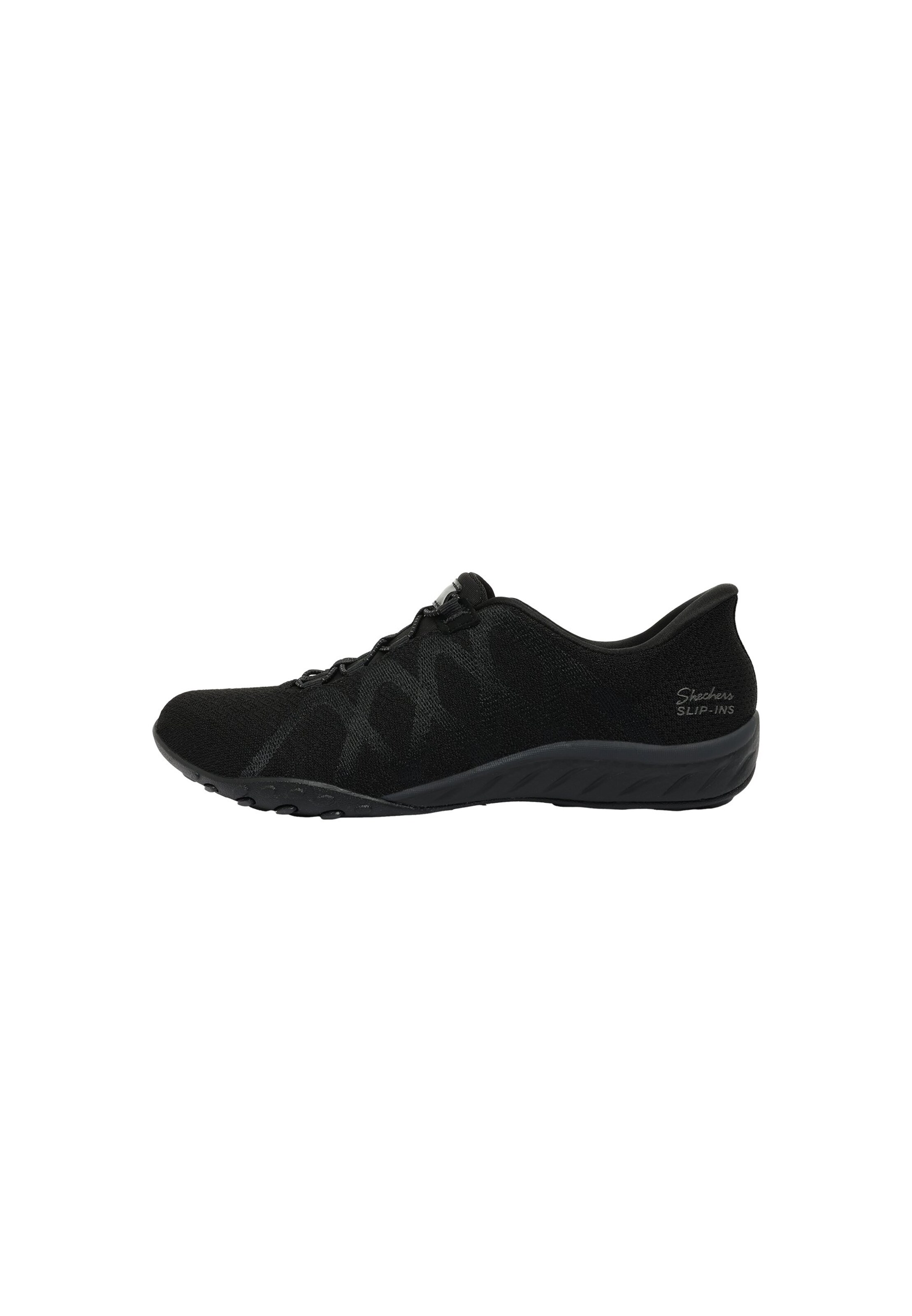 SKECHERS Ниски маратонки 'BREATHE-EASY - ETER-KNITY' в черно: отпред