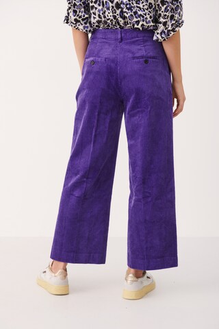 Wide Leg Pantalon à plis 'Kirse' Part Two en violet