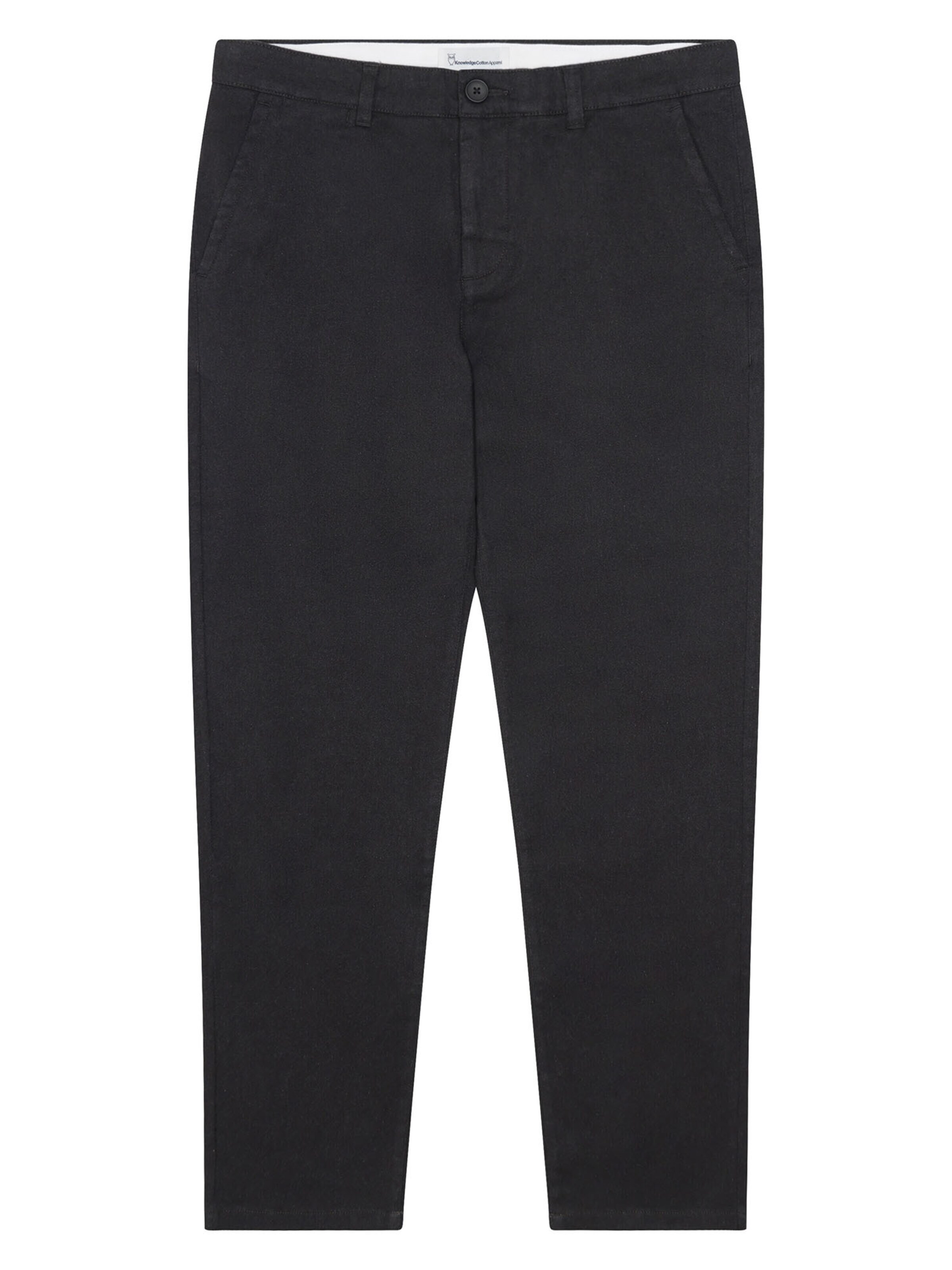 KnowledgeCotton Apparel Hose in Schwarz: Vorderseite