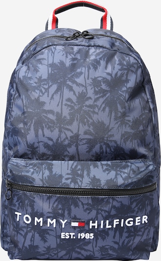 TOMMY HILFIGER Rucksack in taubenblau / dunkelblau / rot / weiß, Produktansicht