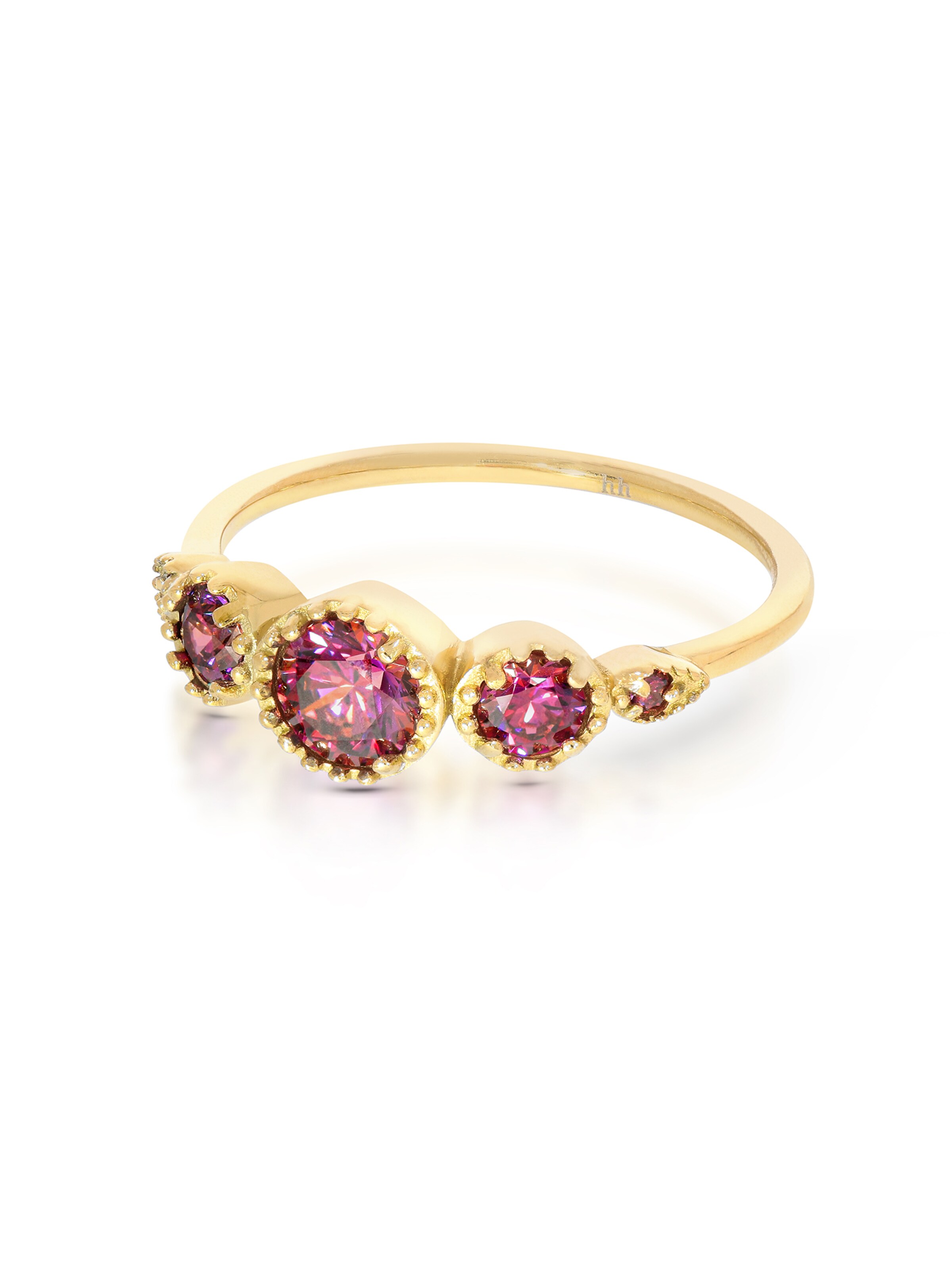 Frauen Schmuck Hey Harper Ring 'Serenity' in Gold, Bordeaux - CB92459 Frauen Schmuck Hey Harper Ring 'Serenity' in Gold, Bordeaux - CB92459