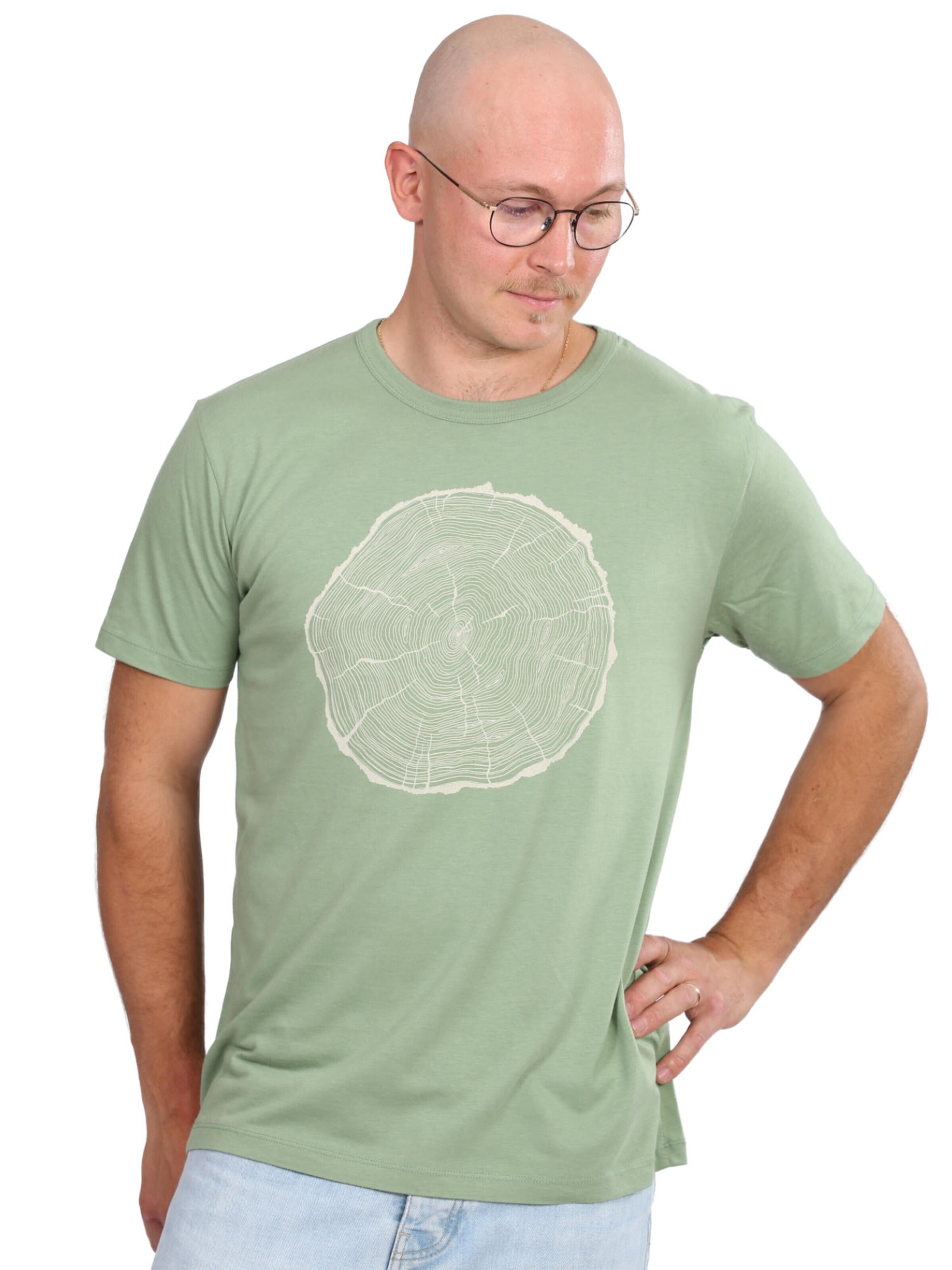 Life-Tree Shirt '"Biglsice" Bamboo Green'‌‌‌‌‌ in Grün