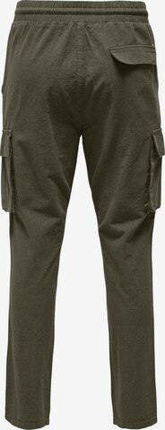 Only & Sons - Tapered Pantalón cargo 'Linus' en verde