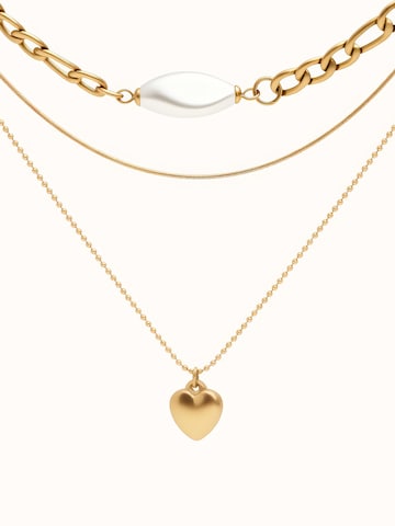 Nemomatheo Necklace 'Herzstück' in Gold: front