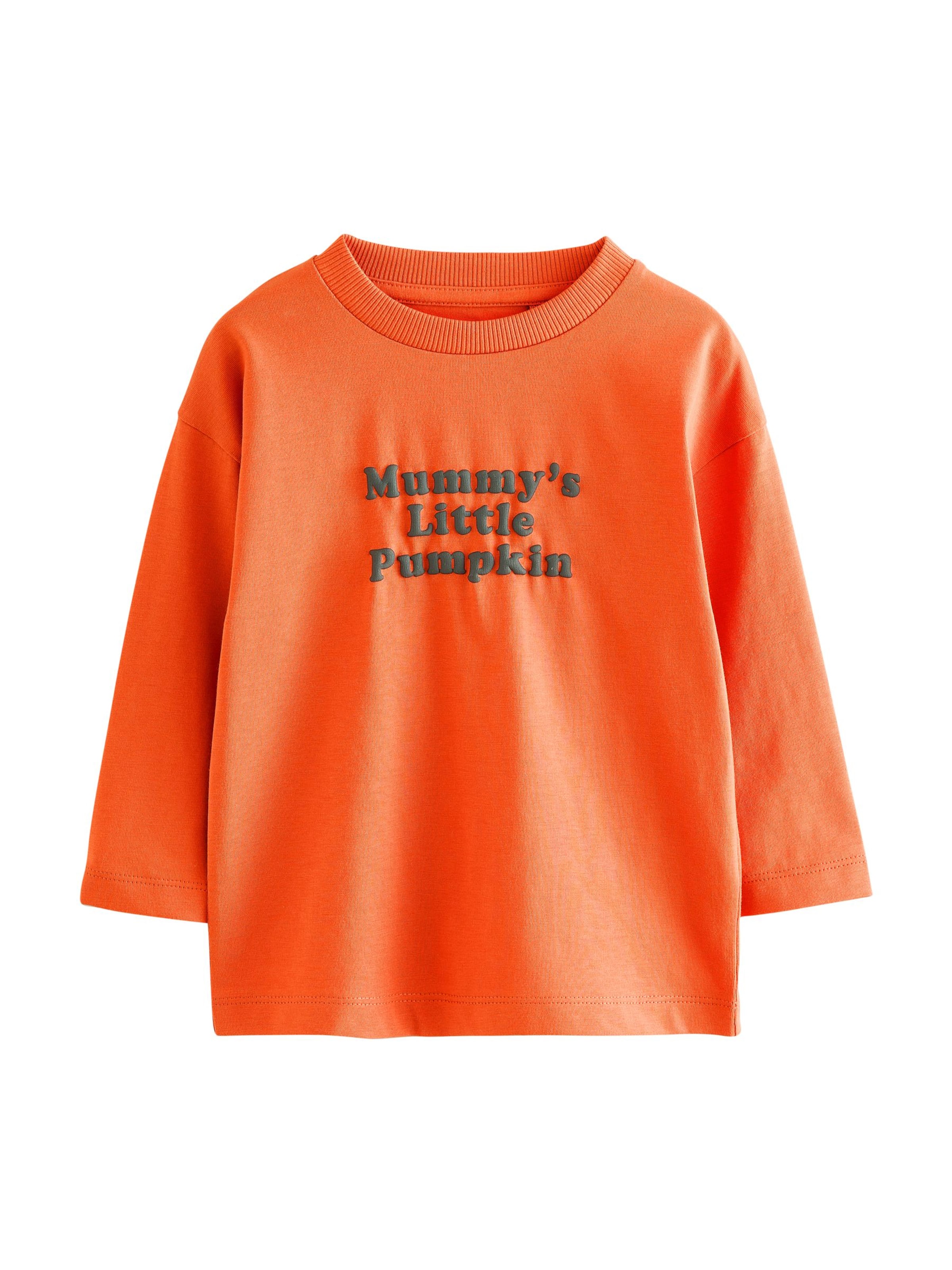Next Shirt in Oranje: voorkant