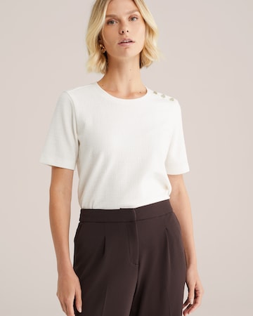 Tricou de la WE Fashion pe alb: față