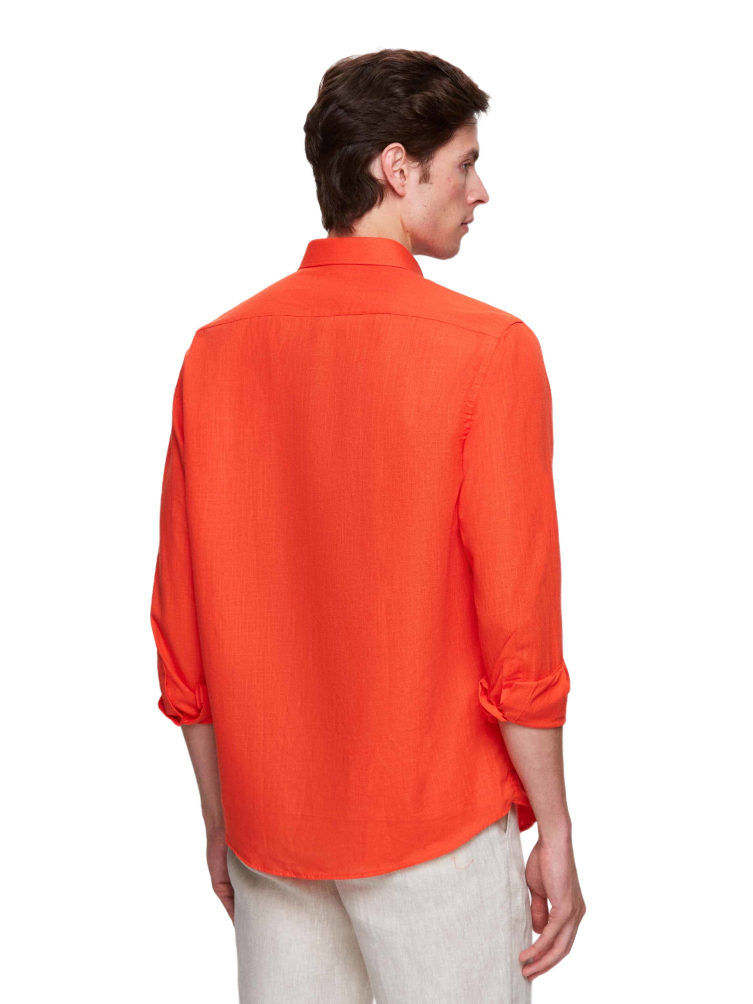 D’S Damat Regular fit Button Up Shirt in Orange