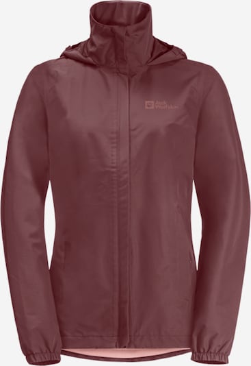 JACK WOLFSKIN Outdoorjacke 'Stormy Point' in burgunder, Produktansicht
