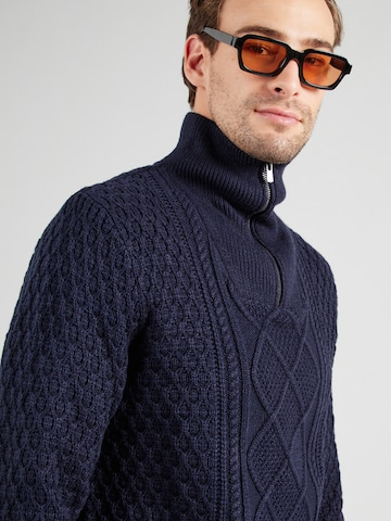 JACK & JONES Pullover 'JPRBLUNORTH' i blå