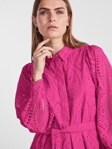 YAS Shirt dress 'HOLI' in Purple